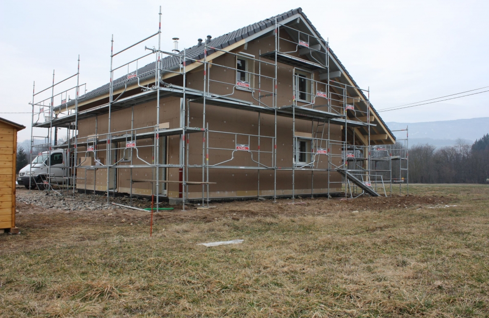 Isolation d'une villa Ossature Bois