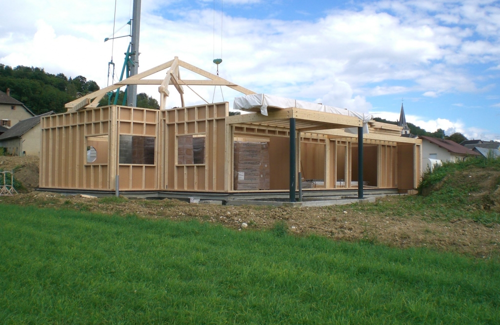 Villa contemporaine d'architecte en Ossature Bois 